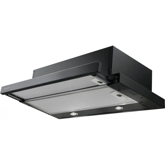 CAMPANA MEPAMSA NEGRA SUPERLINE GLASS 60 NG - Muebles San Andres