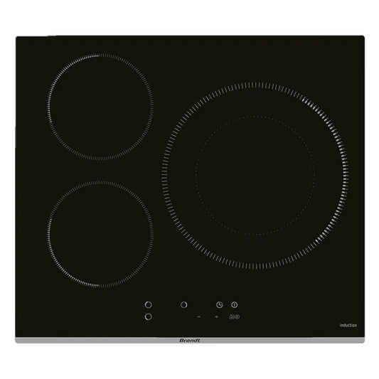 PLACA VITROCERAMICA BRANDT INDUCCION  BPI6390B | 3 ZONAS