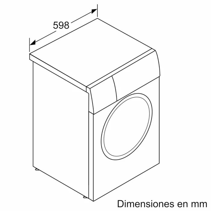 LAVADORA BOSCH WAU28S42ES | 8KG | 1400RPM