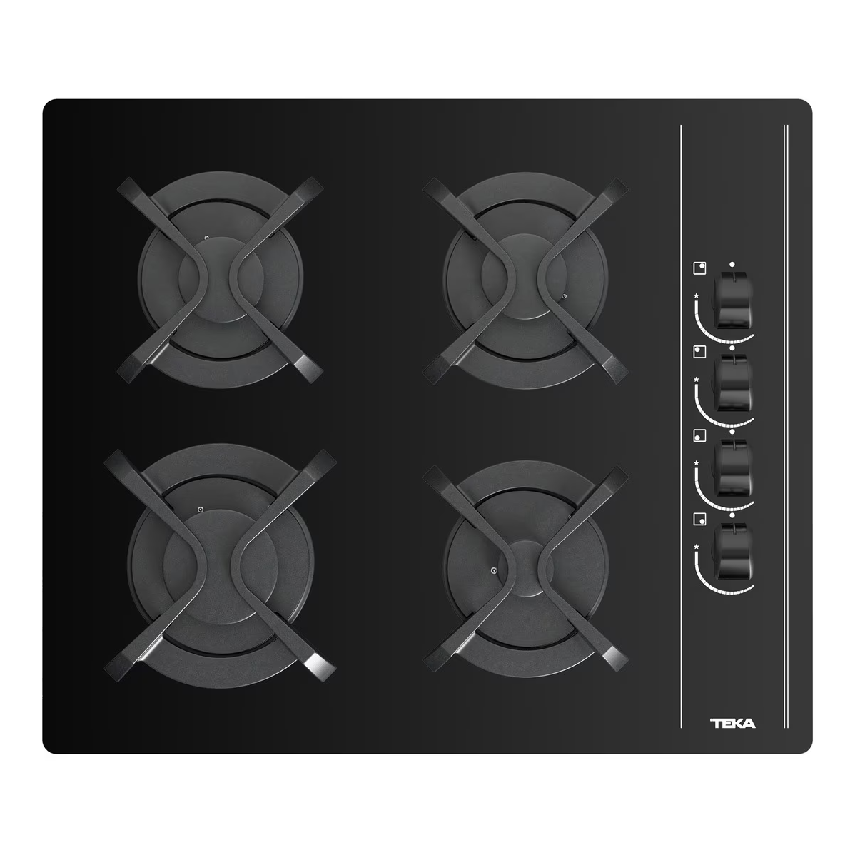 PLACA GAS CRISTAL TEKA GBC-64002-KLB-BK