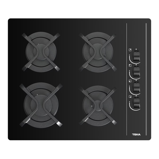 PLACA GAS CRISTAL TEKA GBC-64002-KLB-BK