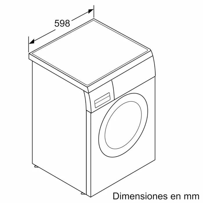 LAVADORA BOSCH WUU24T64ES | 9KG | 1200RPM