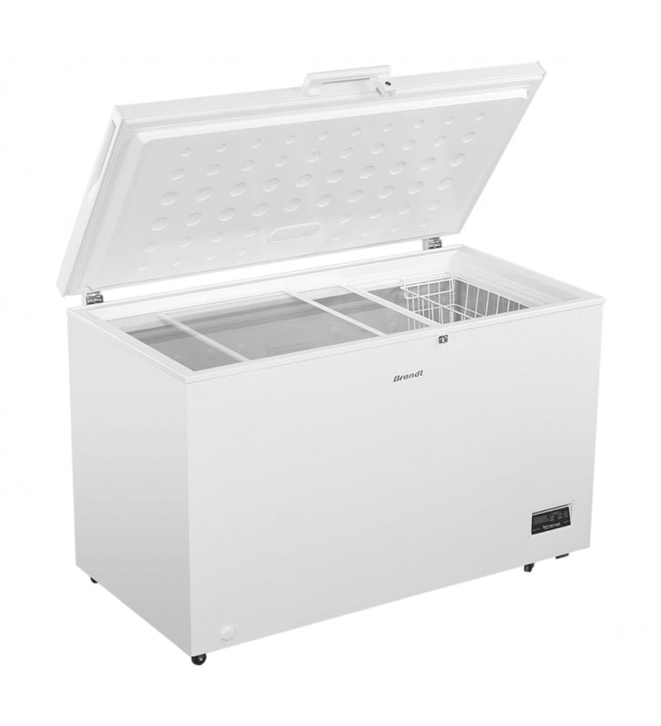 Congelador horizontal Brandt BFK381ESW 371 litros color blanco