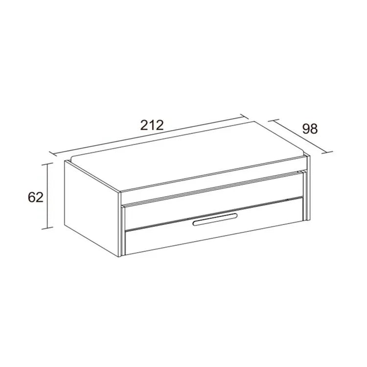 COMPACTO CAMA DESPLAZABLE-CAJONERA "ESTELLE"_med