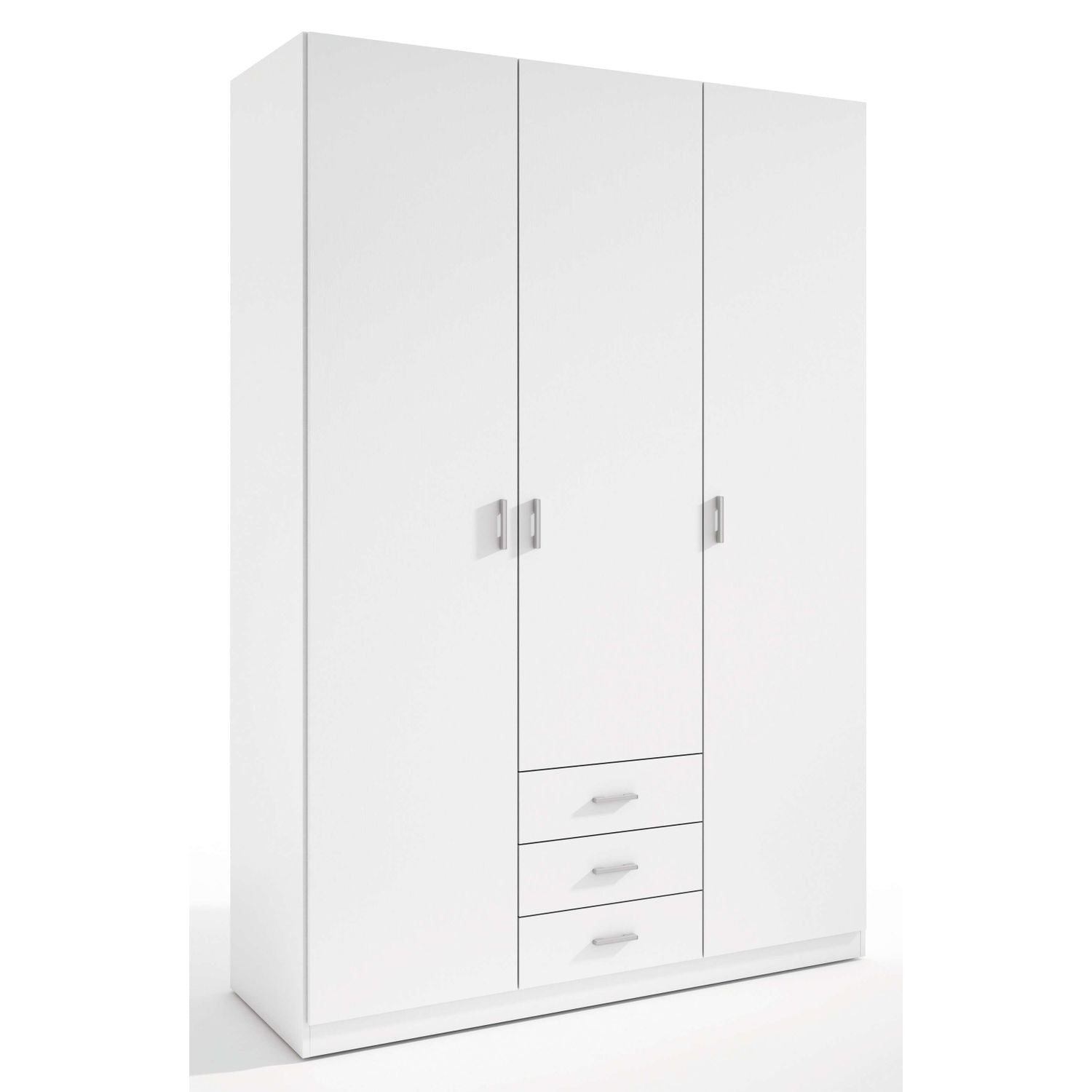 ARMARIO 3 PUERTAS + 3 CAJONES ROMA - BLANCO MATE