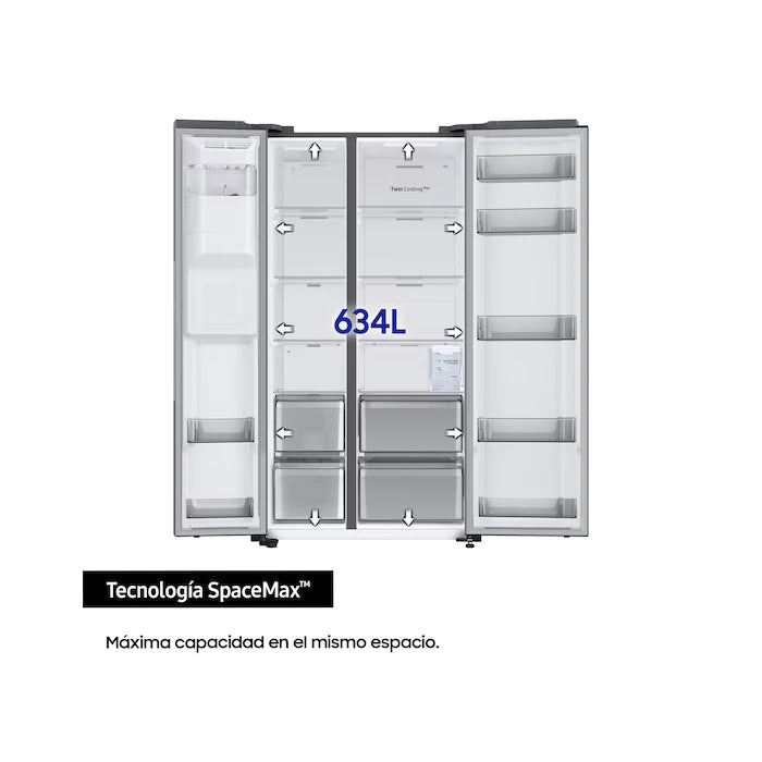 FRIGORÍFICO SAMSUNG AMERICANO RS68A8522S9/EF | 634L Inox No Frost