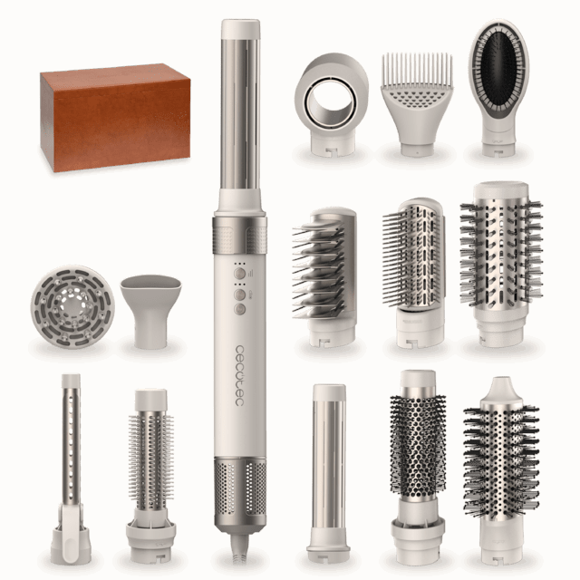 Cecotec CeramicCare 14in1 AirGlam Champagne Moldeador multifunción