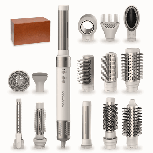 Cecotec CeramicCare 14in1 AirGlam Champagne Moldeador multifunción