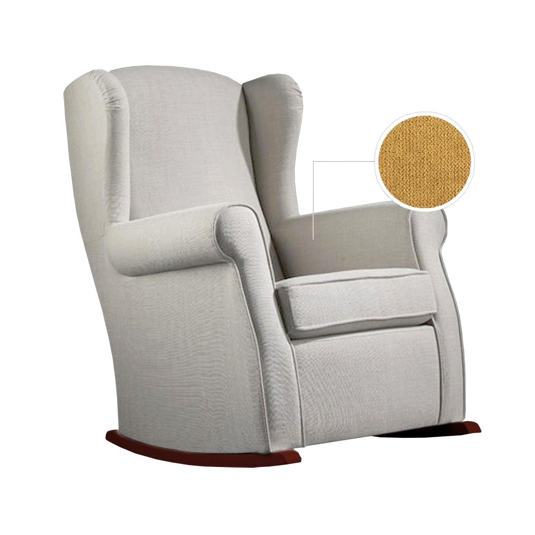 BUTACA BALANCÍN "ROMERO" | OCRE - Muebles San Andres