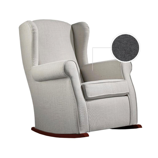 BUTACA BALANCÍN "ROMERO" | GRIS OSCURO - Muebles San Andres