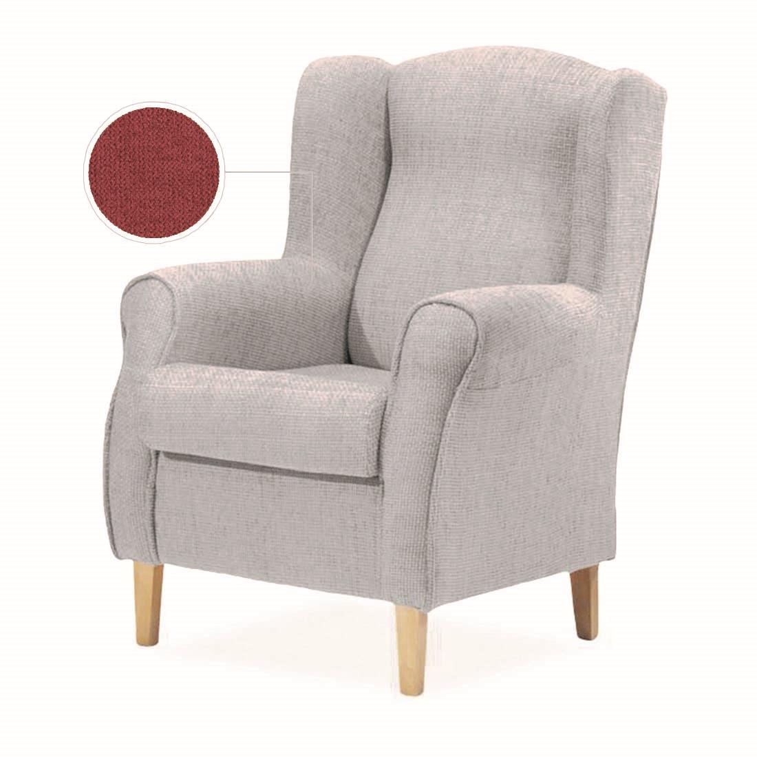 BUTACA OREJERO FIJA | ROJO - Muebles San Andres