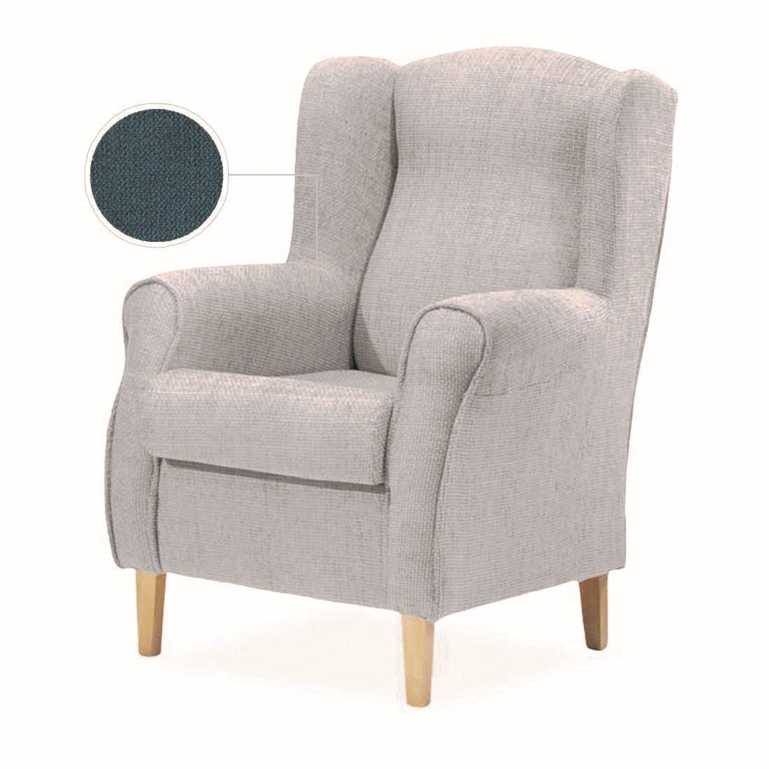 BUTACA OREJERO FIJA | AZUL - Muebles San Andres