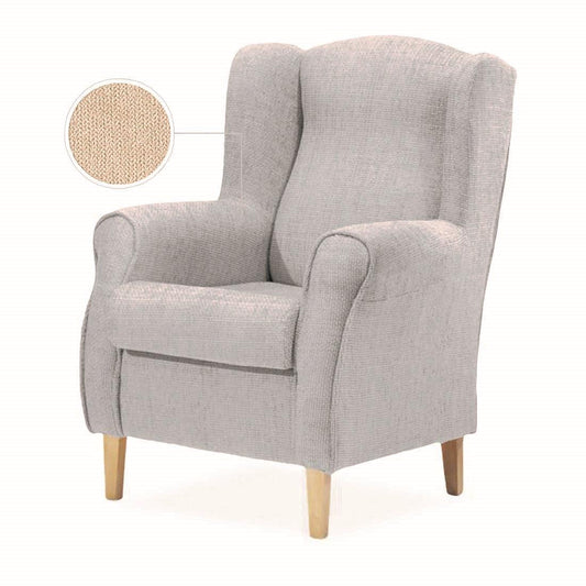 BUTACA OREJERO FIJA | BEIGE CLARO - Muebles San Andres