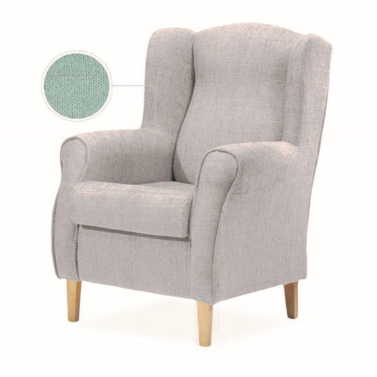 BUTACA OREJERO FIJA | VERDE AGUA - Muebles San Andres