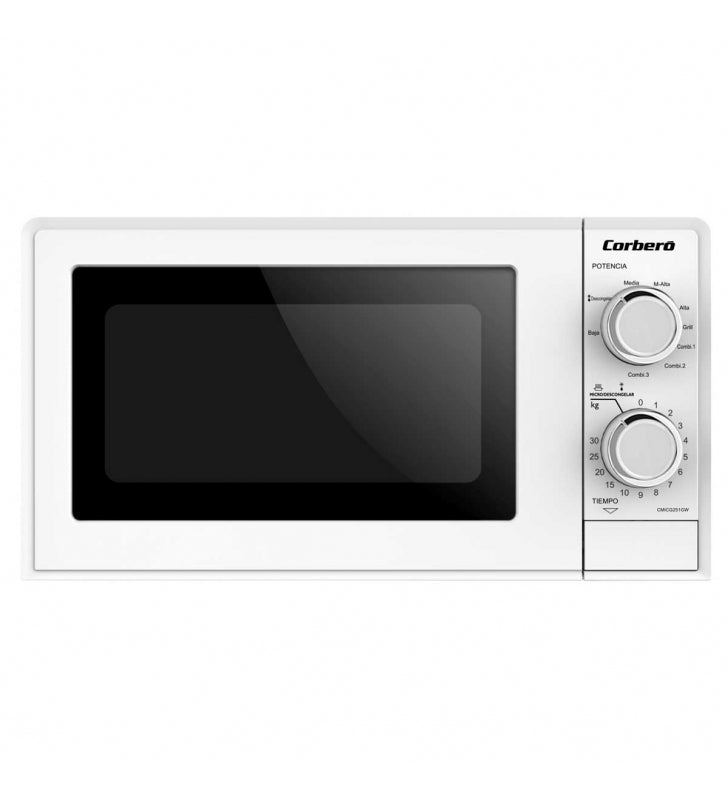 microondas-corbero-blanco-cocina-compacta-gran-canaria