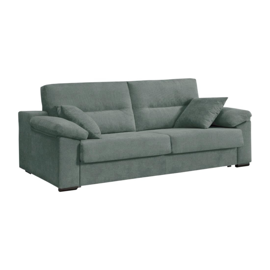 SOFÁ CAMA 3 PLAZAS "ATLAS" | TURQUESA - Muebles San Andres