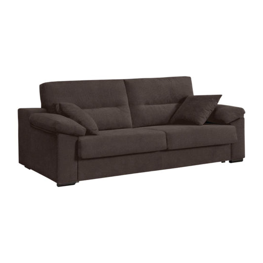 SOFÁ CAMA 3 PLAZAS "ATLAS" | CHOCO - Muebles San Andres