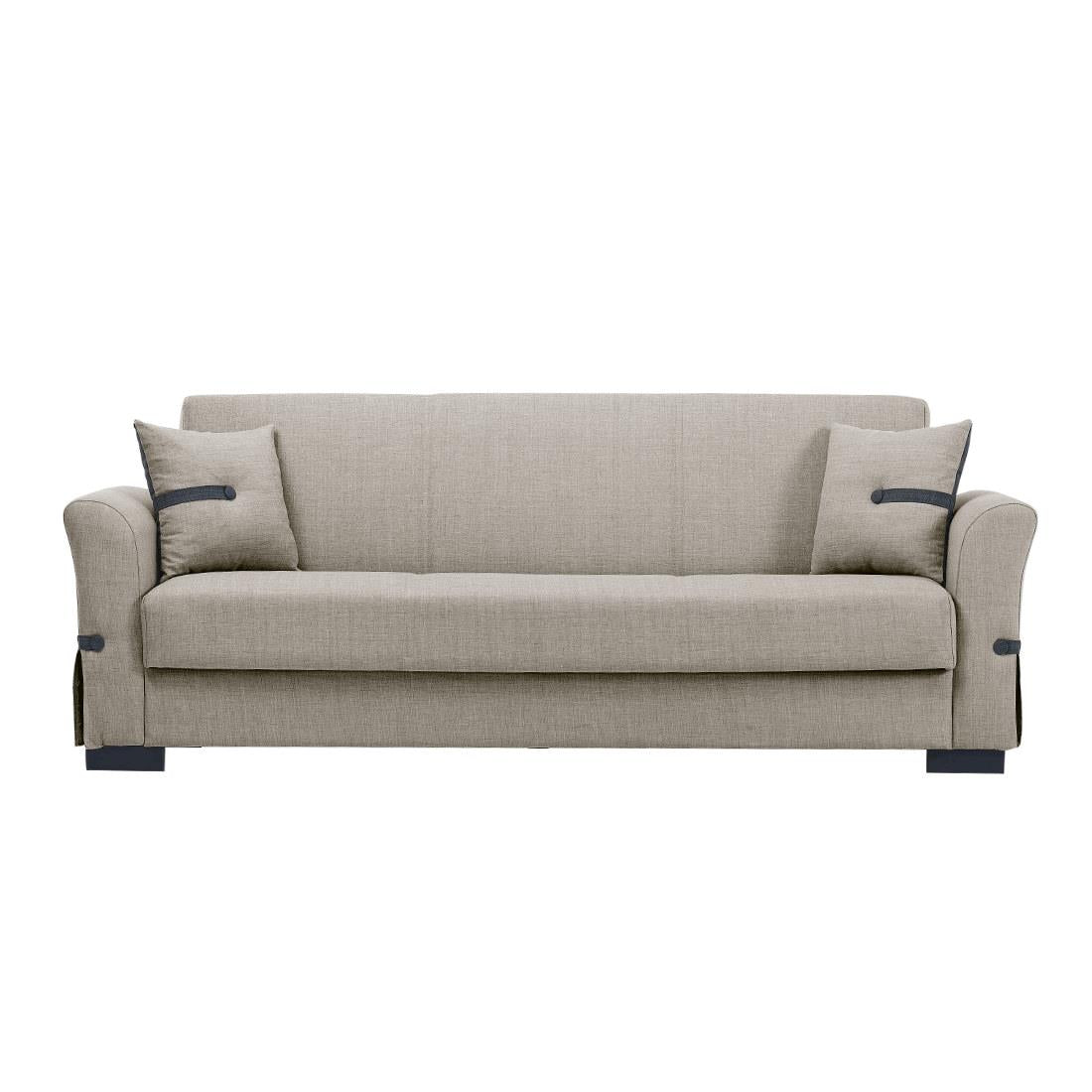 SOFÁ CAMA "MARIO" | MARRÓN - Muebles San Andres