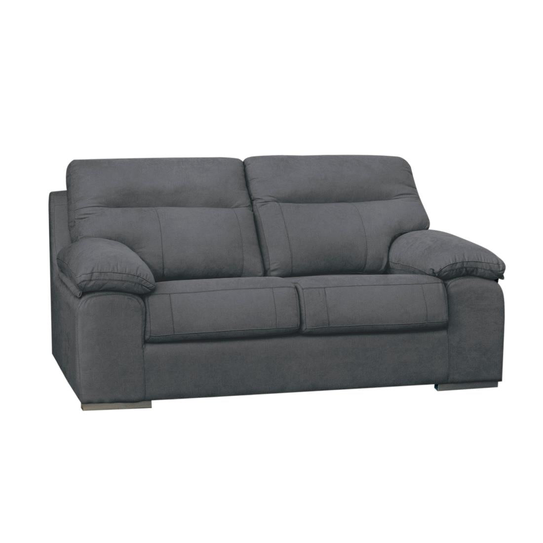 SOFÁ 2 PLAZAS "BRAGA" | GRIS - Muebles San Andres