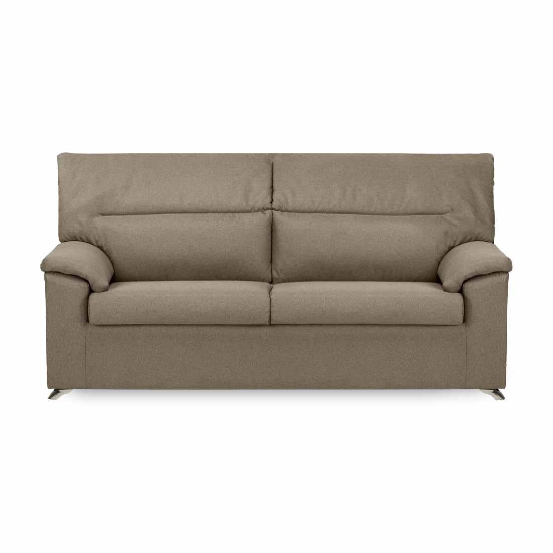 SOFÁ 3 PLAZAS "CANNES" | VISÓN OSCURO - Muebles San Andres