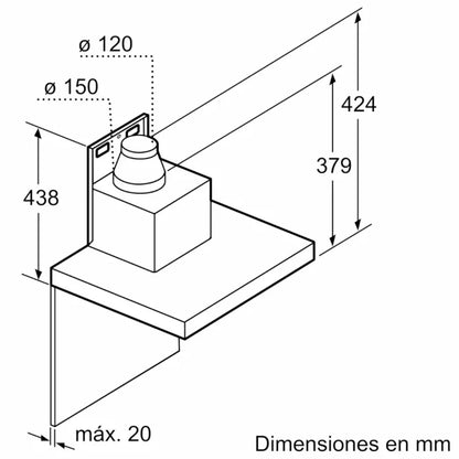 CAMPANA DECORATIVA SIEMENS LC77BHP50