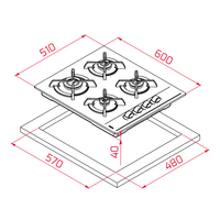 PLACA GAS CRISTAL TEKA GBC-64002-KLB-BK_2