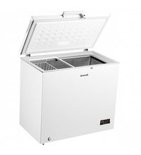 Congelador horizontal Brandt con puertas correderas de cristal