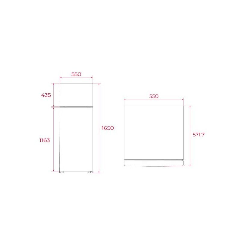 FRIGORIFICO TEKA RTF 3200 WH BCO | 198L / 50L