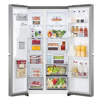 FRIGORÍFICO LG AMERICANO INOX GSLV51PZXM SIN TOMA | 635L No Frost - Muebles San Andres