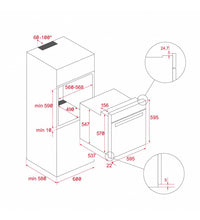 HORNO TEKA HCB 6646 P SS 111010027 | 70 LITROS | PIROLÍTICO + AIR FRY - Muebles San Andres