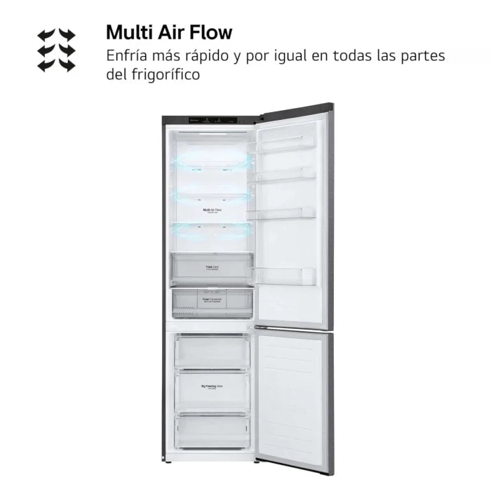 FRIGORIFICO LG GBP62DSNGN INOX | 277L / 107L