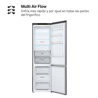 FRIGORIFICO LG GBP62DSNGN INOX | 277L / 107L - Muebles San Andres