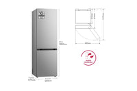 FRIGORÍFICO LG GBV3100CPY | 190L / 110L