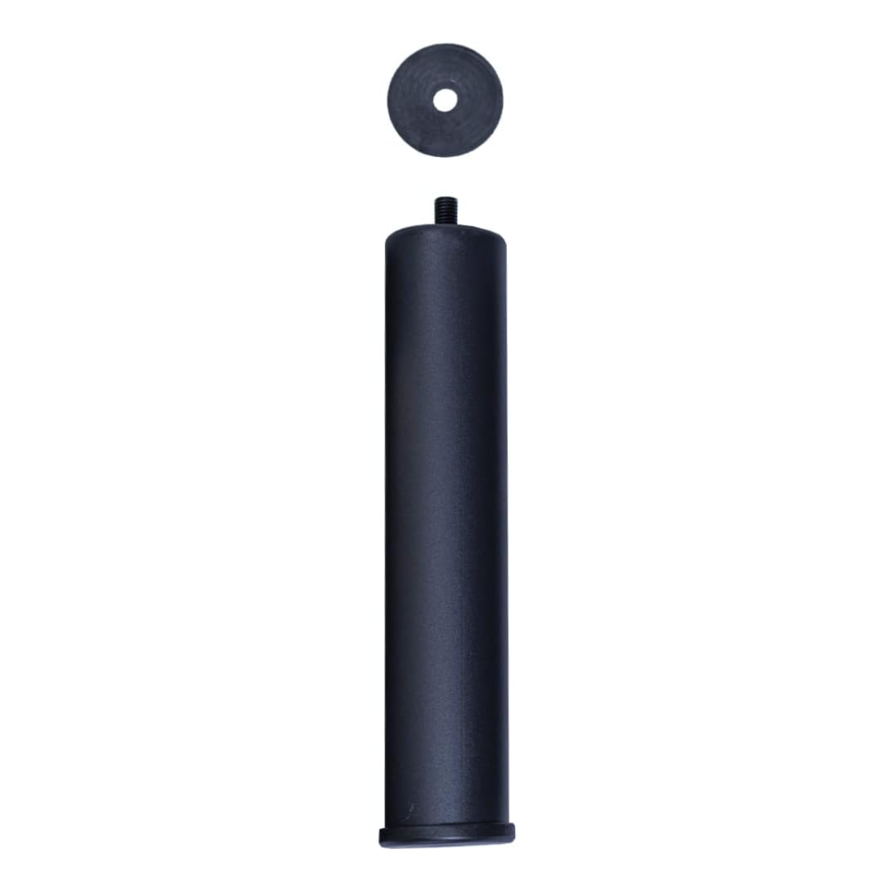1 UNIDAD PATA METÁLICA PARA BASES TAPIZADAS | Ø-5CM | ROSCA M-10 | ALTURA 25CM - Muebles San Andres