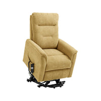 SILLÓN POWER LIFT "HERMES" 1 MOTOR | MOSTAZA - Muebles San Andres