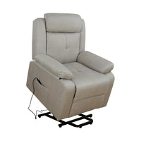 SILLÓN POWER LIFT "MEMPHIS" | PLATA - Muebles San Andres