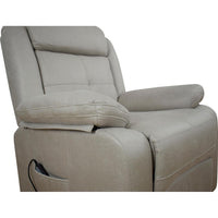SILLÓN POWER LIFT "MEMPHIS" | PLATA - Muebles San Andres