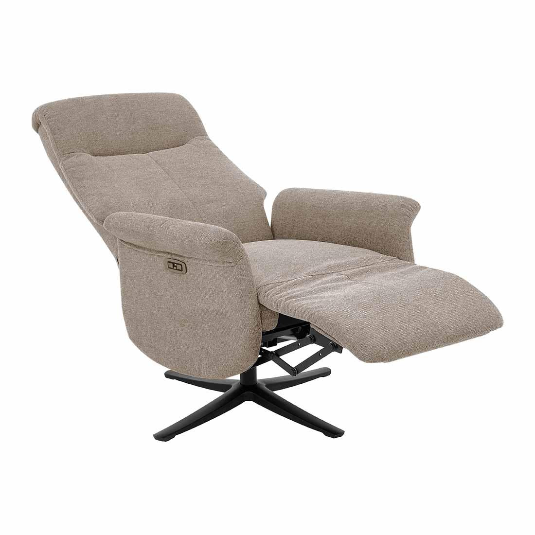 SILLÓN RELAX ELÉCTRICO "ARNO" 2 MOTORES | PIEDRA - Muebles San Andres