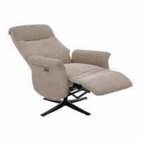 SILLÓN RELAX ELÉCTRICO "ARNO" 2 MOTORES | PIEDRA - Muebles San Andres