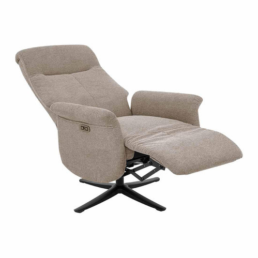 SILLÓN RELAX ELÉCTRICO "ARNO" 2 MOTORES | PIEDRA - Muebles San Andres