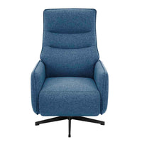 SILLÓN RELAX ELÉCTRICO "BAIKAL" 2 MOTORES | AZUL - Muebles San Andres