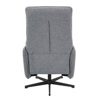 SILLÓN RELAX ELÉCTRICO "BAIKAL" 2 MOTORES | GRIS - Muebles San Andres