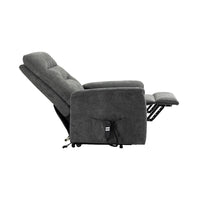SILLÓN RELAX ELÉCTRICO "HERMES" | GRIS CLARO - Muebles San Andres