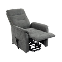 SILLÓN RELAX ELÉCTRICO "HERMES" | GRIS CLARO - Muebles San Andres