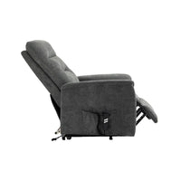 SILLÓN RELAX ELÉCTRICO "HERMES" | GRIS CLARO - Muebles San Andres