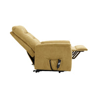 SILLÓN RELAX ELÉCTRICO "HERMES" | MOSTAZA - Muebles San Andres
