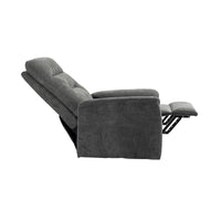 SILLÓN RELAX MANUAL PALANCA "HERMES" | GRIS CLARO - Muebles San Andres