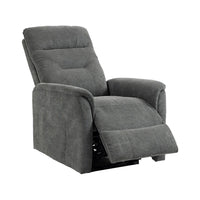 SILLÓN RELAX MANUAL PALANCA "HERMES" | GRIS CLARO - Muebles San Andres