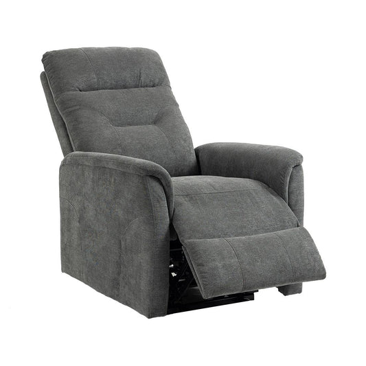 SILLÓN RELAX MANUAL PALANCA "HERMES" | GRIS CLARO - Muebles San Andres