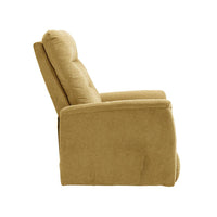 SILLÓN RELAX MANUAL PALANCA "HERMES" | MOSTAZA - Muebles San Andres